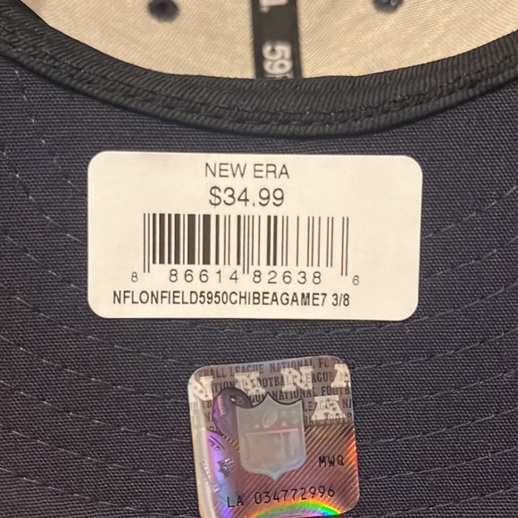 Chicago Bears New Era 59FIFTY Hat - Size 7 3/8 - Picture 8 of 8